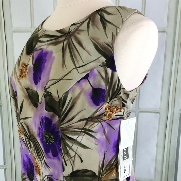 Dressbarn Sleeveless Floral Career Shift Dress - Picture 3 of 8